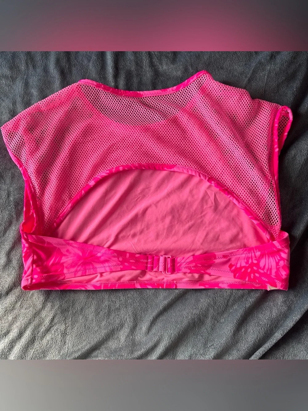 Pink aerie swim top